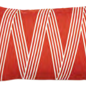 CODE_ CO23 BARBADOS CHEVRON 30x50 100_ Cotton. Embroidered. Piping_ بربادوس شيفرون