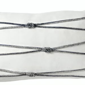 CODE_ GR29 SANTORINI ROPE 30x50 100_ Cotton. Navy Rope Detailing. Knife Edge. حبال سانتوريني