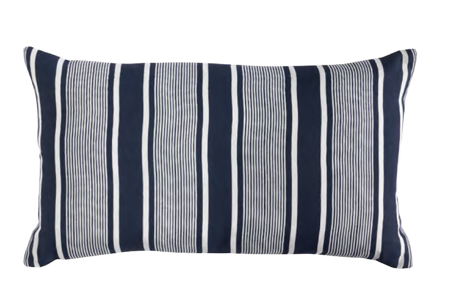 كتان كابري مخطط كحلي