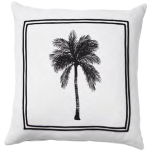 CODE_ PA65 RAFFLES PALM 50x50 100_ Cotton. Printed. Embroidered. Knife Edge_ رافلز بالم