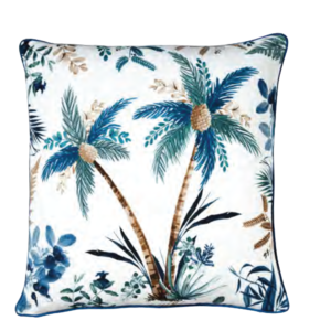 CODE_ PA84 PALM BEACH 55x55 100_ Cotton. Printed. Piping. بالم بيتش