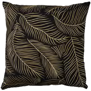 CODE_ PA85 GOLDEN PALMS 50x50 100_ Cotton. Embroidered. Knife Edge النخيل الذهبي