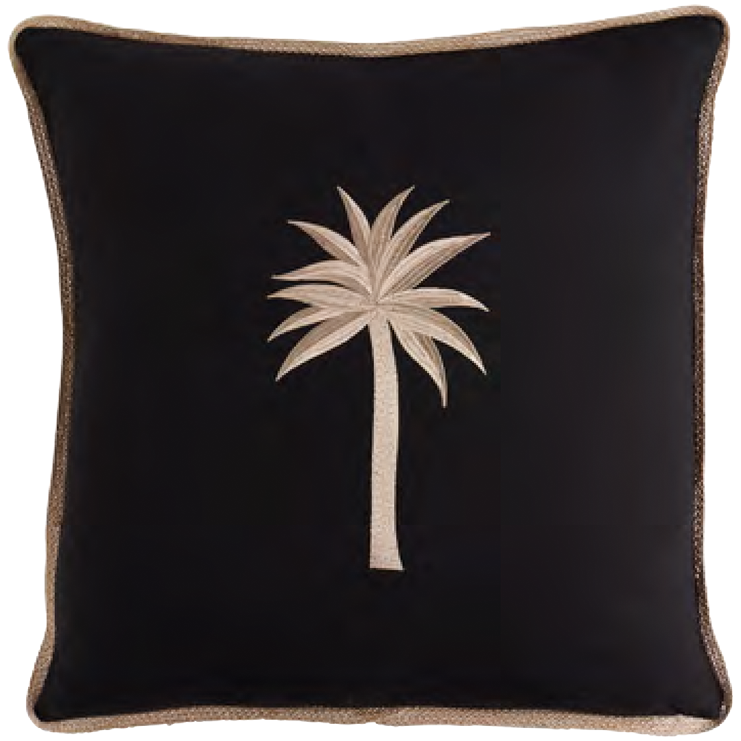 وسادة نخلة قطيفة