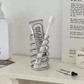 Smile Station Stainless Steel Toothbrush Holder