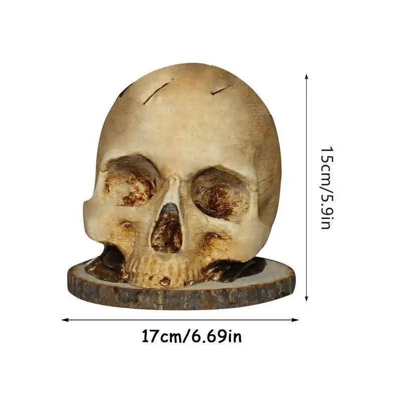 2 Very Scary Skull Knife Holder